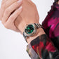 Gc Vogue Cable Women Green Round Dial Analog Watch Z52002L9MF