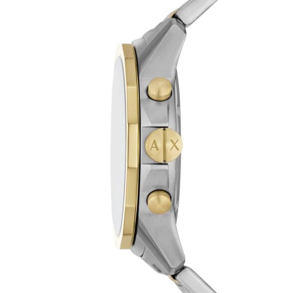 Armani Exchange Two-Tone and – Krishna Bracele Chronograph Watch Stainless Watch Steel