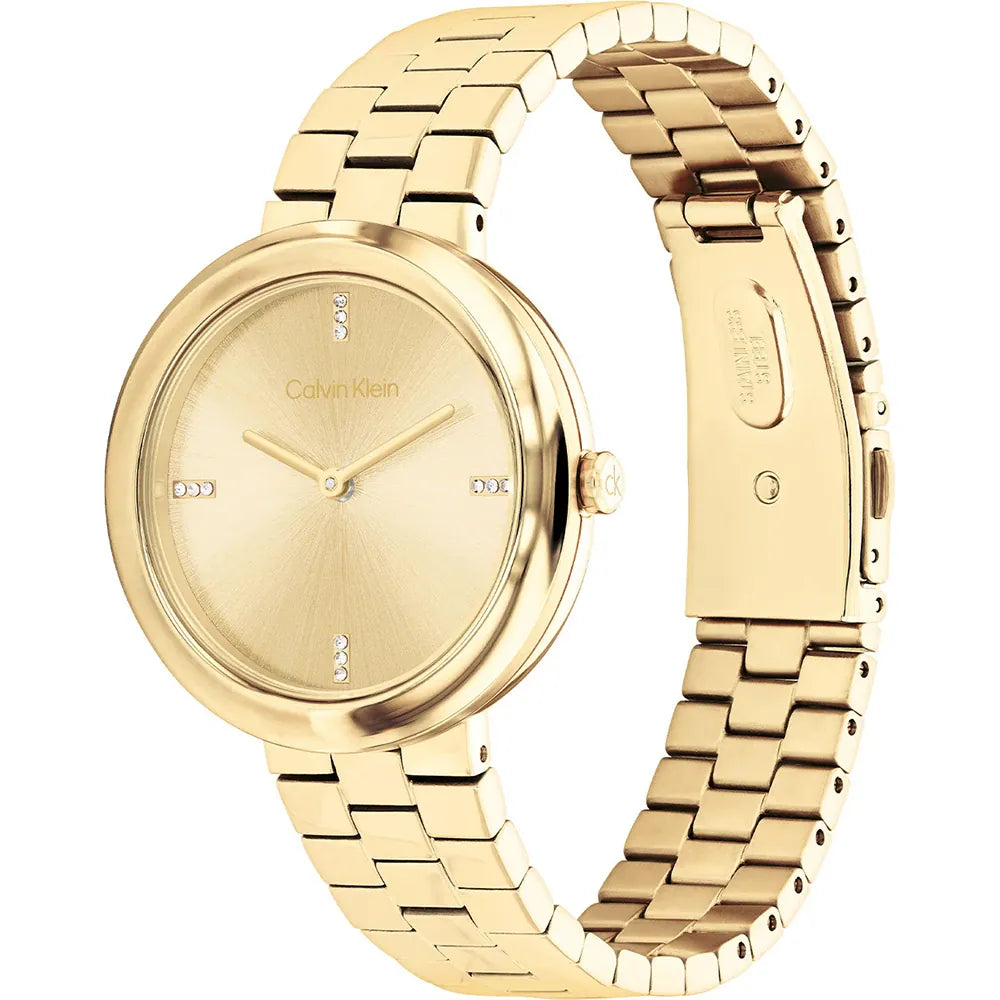 Calvin Klein Twisted Bezel Watch 25100094