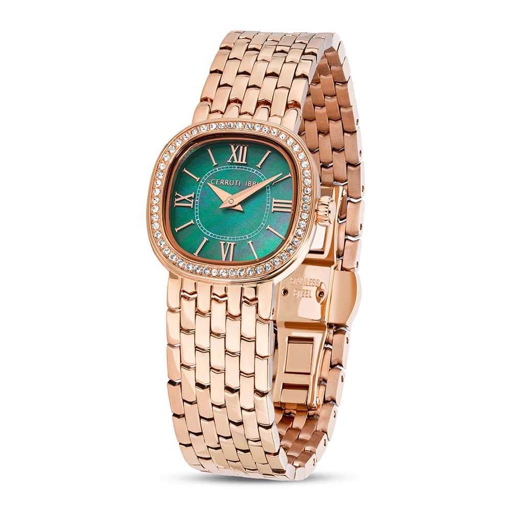 Cerruti Women Gresta Square Green Watches CECIWLG0008601W