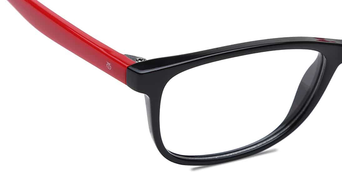 TITAN Black Wayfarer Rimmed Eyeglasses DK1007MFP4