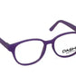 DASH Purple Oval Rimmed Eyeglasses DK1011WFP1