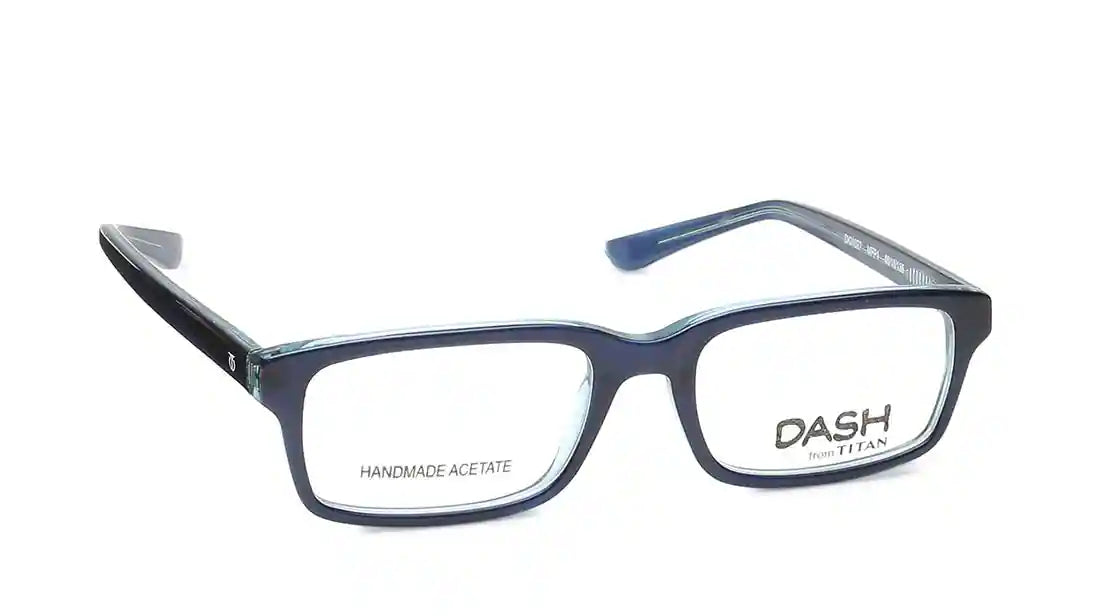 DASH Blue Rectangle Rimmed Eyeglasses DKI1027MFP1