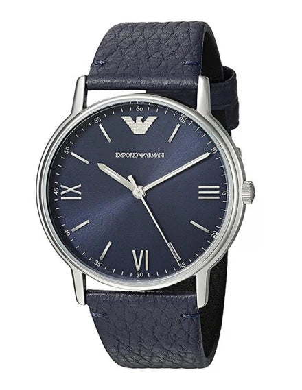 Emporio Armani Men Navy Analogue Watch AR11012