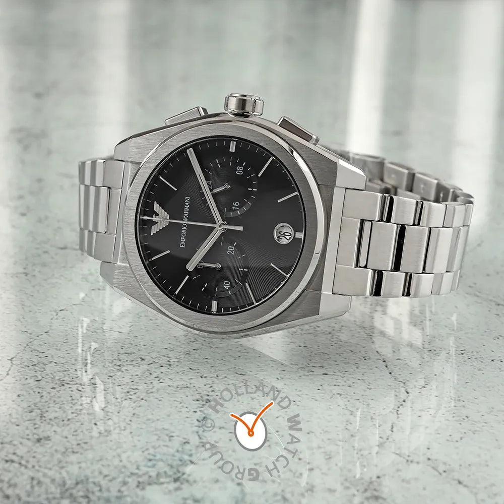 Emporio Armani Chronograph Stainless AR11560 Krishna Steel – Watch Watch