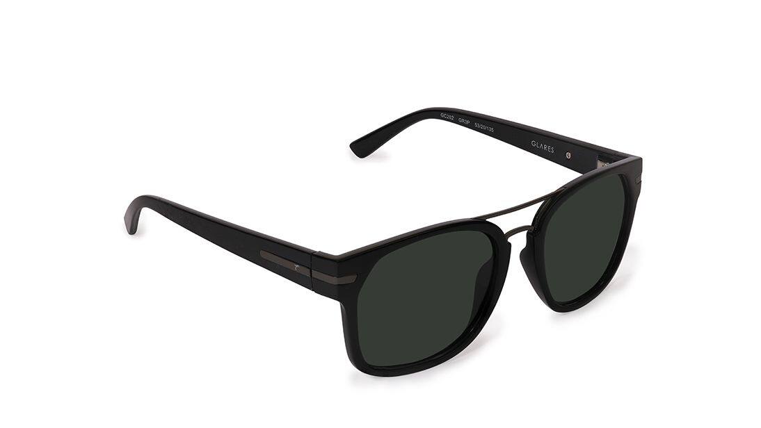 TITAN Black Square Men Sunglasses GC282GR3P