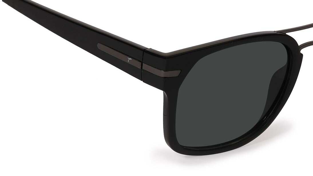 TITAN Black Square Men Sunglasses GC282GR3P