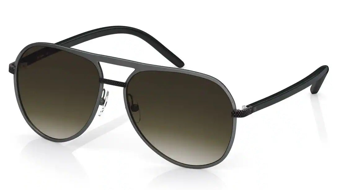 TITAN Grey Oval Men Sunglasses GC289BK2P