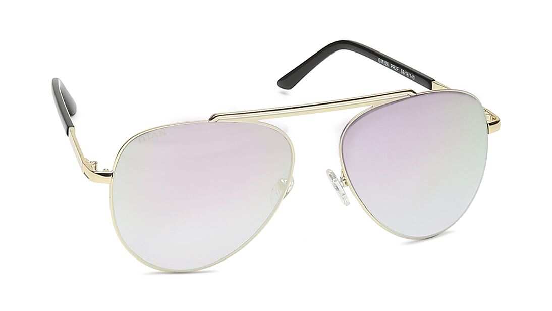 TITAN Gold Aviator Women Sunglasses GM326PR2F