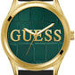 GUESS REPUTATION Mens Black GoldTone Analog Watch GW0887G2