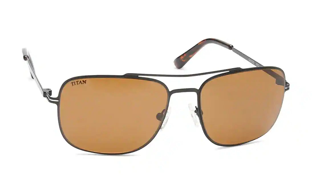 TITAN Black Aviator Men Sunglasses GM320BR2