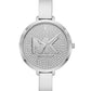 Michael Kors Ladies Charley Watch, Silver, MK4432