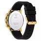 GUESS Mens Black Gold Tone Analog Watch GW0913G2