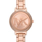 Michael Kors | Sofie Three-Hand Rose Gold-Tone St Steel Watch MKO1052