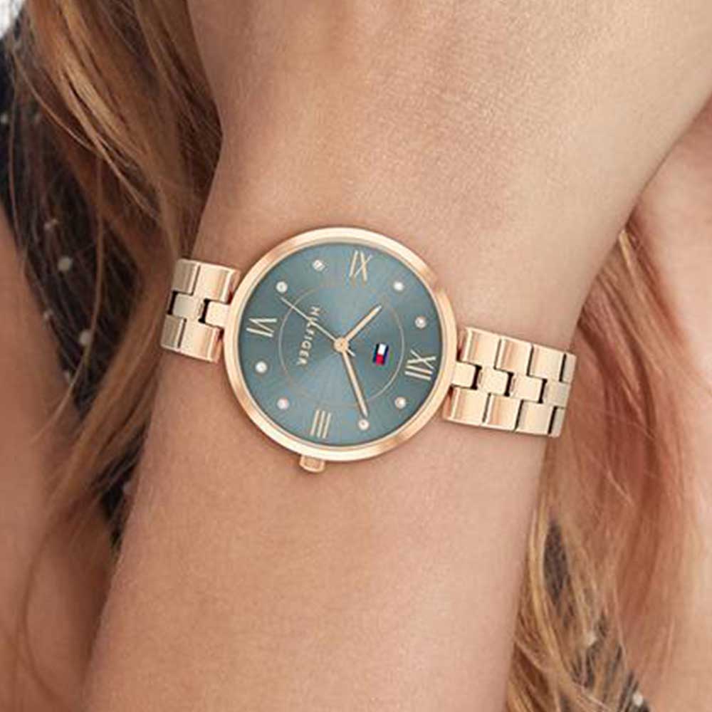 Tommy Hilfiger Quartz Analog Blue Stainless Steel Strap for Women th1782686