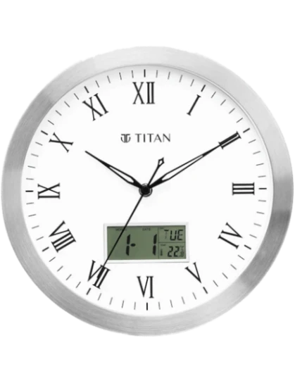 Titan Classic White Dial Color Silent Sweep Technology - 30 cm X 30 cm (Medium) W0021MC02