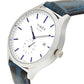 TIMEX FASHION MEN'S WHITE DIAL ROUND CASE DOCTOR FUNCTION WATCH -TW000T316