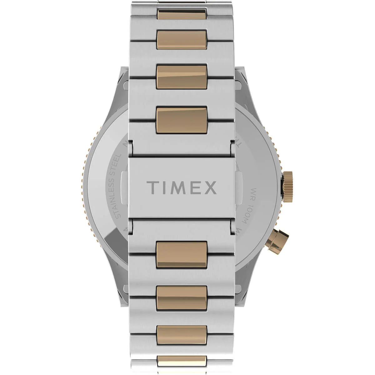 TIMEX Waterbury Traditional GMT 39mm Stainless Steel Bracelet Watch TW2U90600UJ