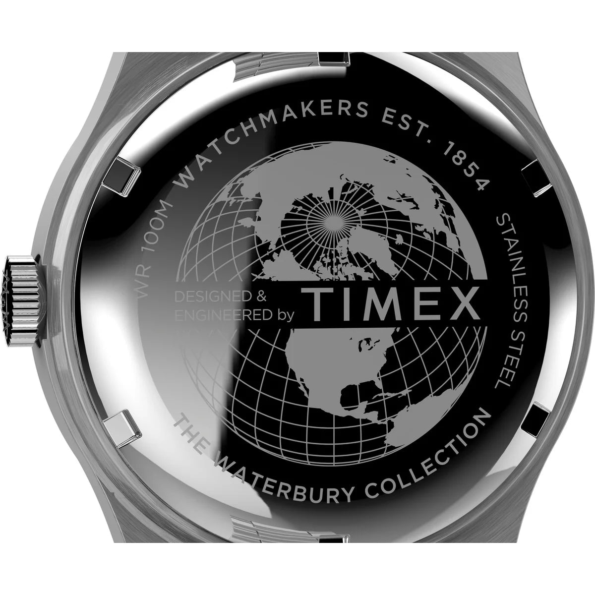 TIMEX Waterbury Traditional Day/Date 39mm Stainless Steel Bracelet Watch TW2U99300UJ