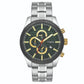 TIMEX FASHION MEN'S GREEN DIAL ROUND CASE CHRONOGRAPH FUNCTION WATCH -TWEG19501