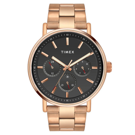 TIMEX ANALOG BLACK DIAL MEN'S WATCH - TWEG20018