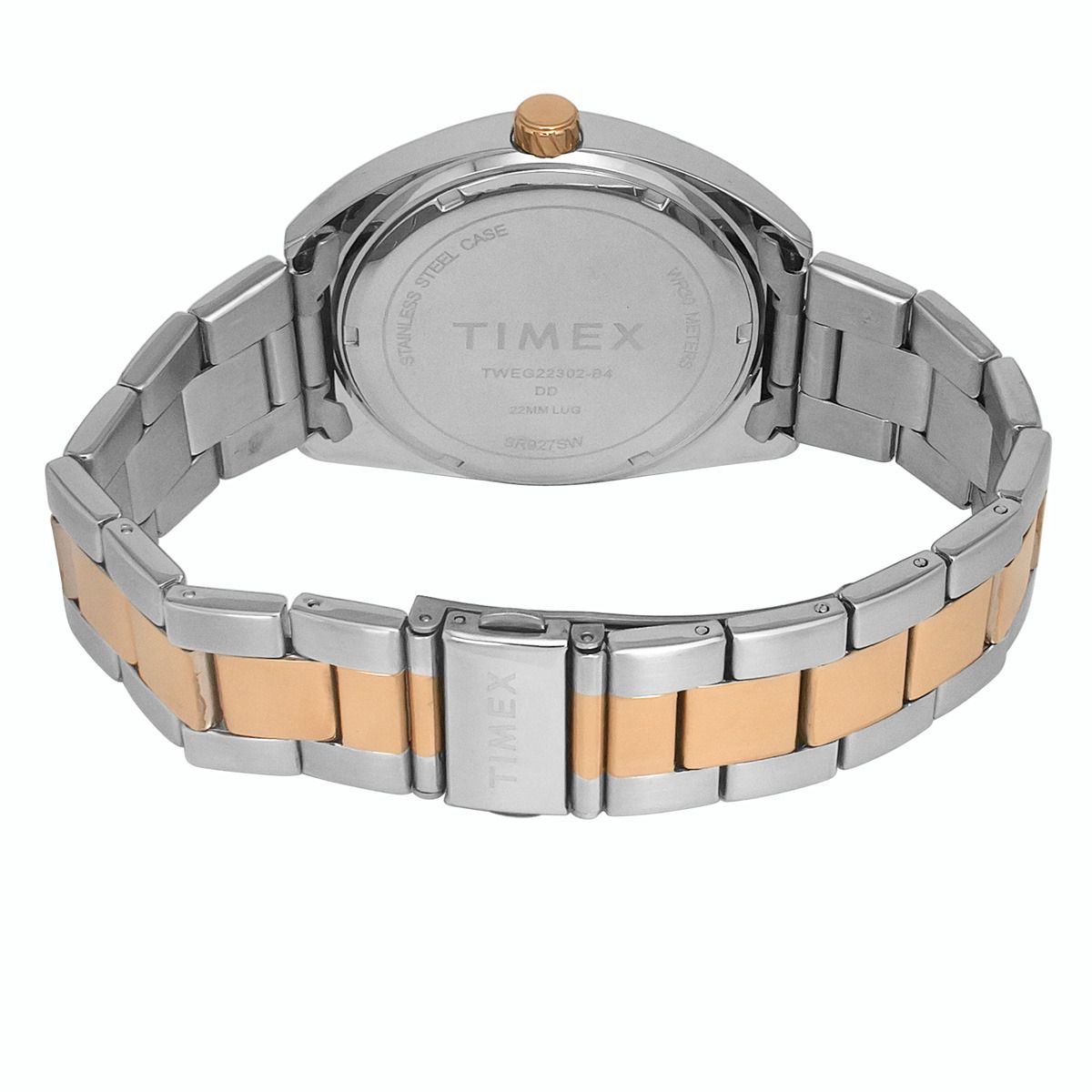 TIMEX E-CLASS PREMIUM-SPORT COLLECTION MULTIFUNCTION MEN ANALOG BLACK DIAL COLOURED QUARTZ WATCH, ROUND DIAL WITH 42 MM CASE WIDTH - TWEG22302