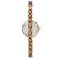 TIMEX FRIA WOMEN'S SILVER DIAL ROUND CASE 3 HANDS FUNCTION WATCH -TWEL15100