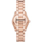 Emporio Armani Three-Hand Date Rose Gold-Tone Stainless Steel Watch AR11558