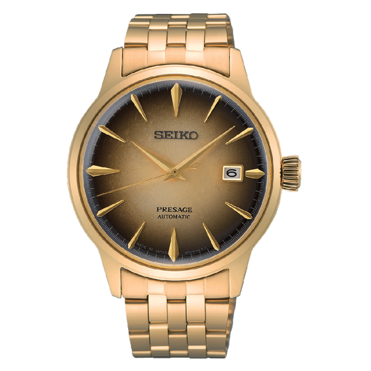 Seiko Gold Presage Automatic Watch - SRPK48J1