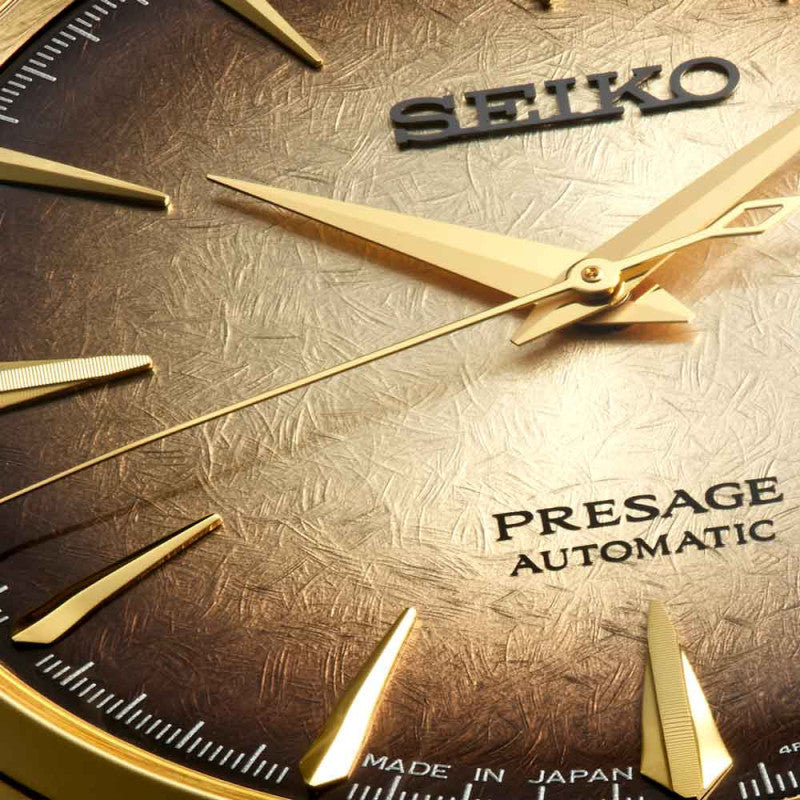 Seiko Gold Presage Automatic Watch - SRPK48J1