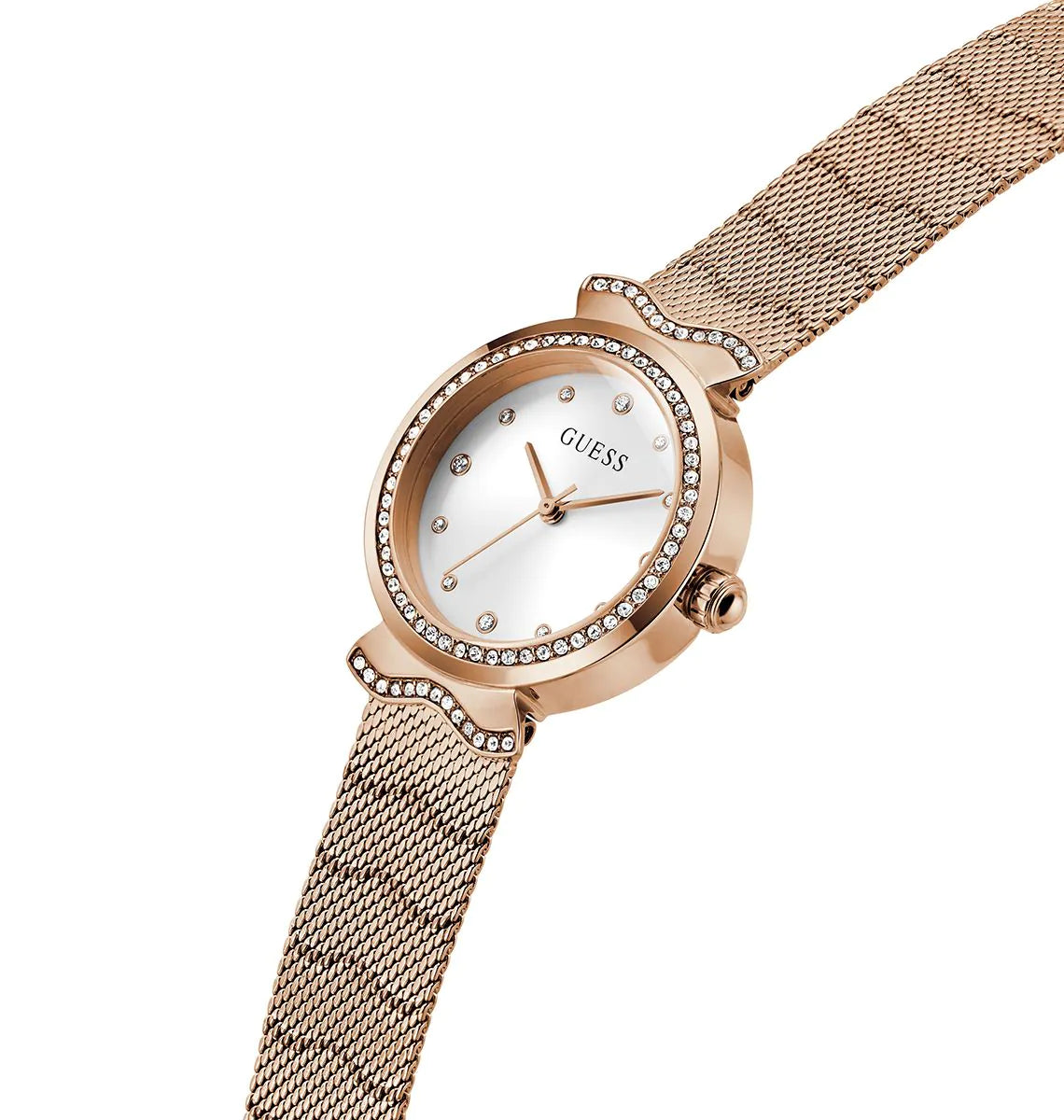 GUESS MERMAID Ladies Rose Gold Tone Analog Watch GW0866L3