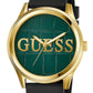 GUESS REPUTATION Mens Black GoldTone Analog Watch GW0887G2