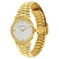 White Dial Golden Stainless Steel Strap Watch 1013YM03