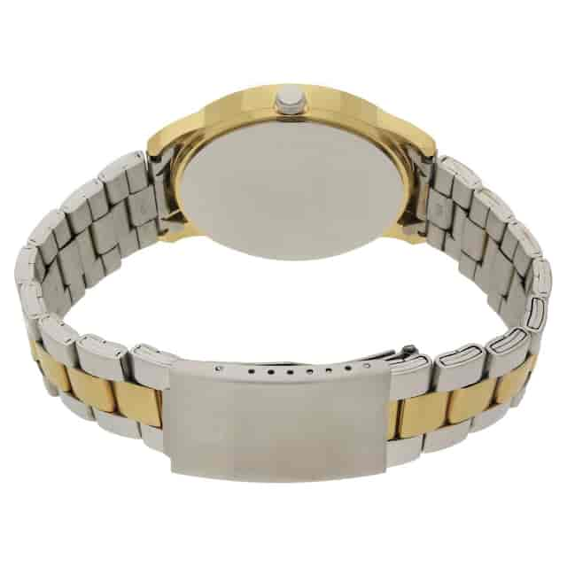 Titan Champagne Dial Two Toned Stainless Steel Strap Watch NP1584BM02