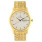 TITAN Silver Dial Yellow Stainless Steel Strap Watch NP1636YM01