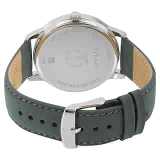 Titan On Trend Black Dial Leather Strap Watch NP1769SL05