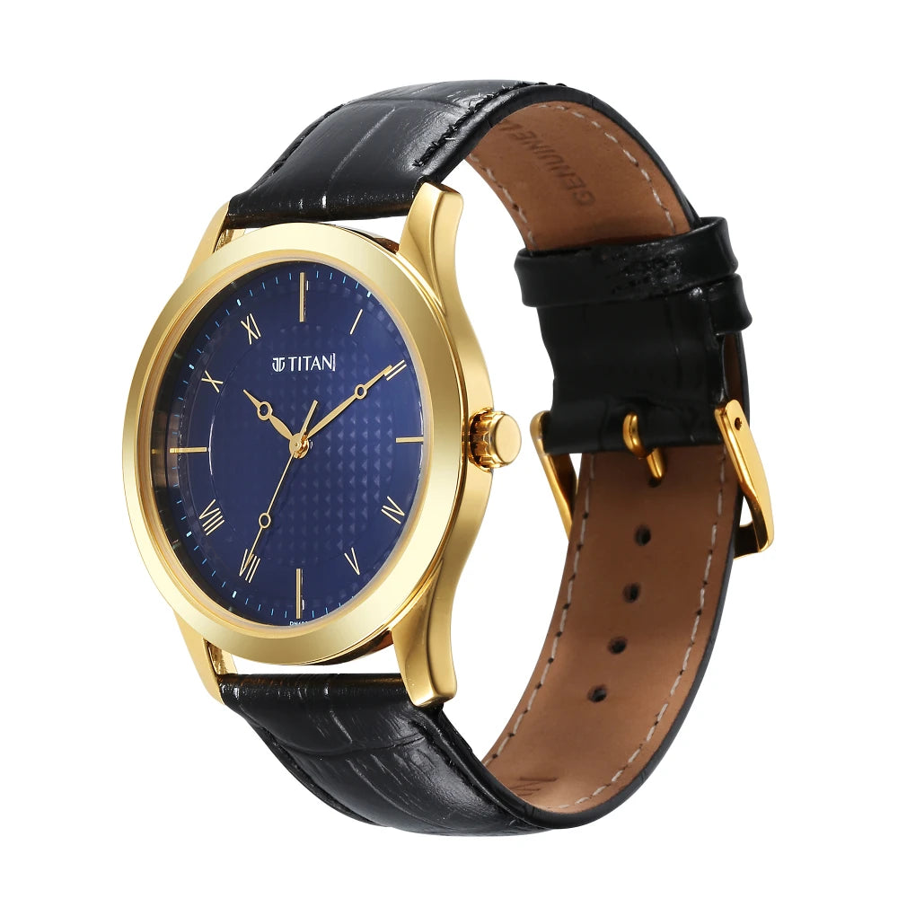 Titan Karishma Blue Dial Watch for Men 1823YL02