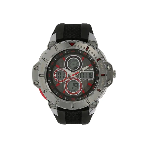 Ocean Series Watch With Black Plastic Strap 77044PP01J (DF459)