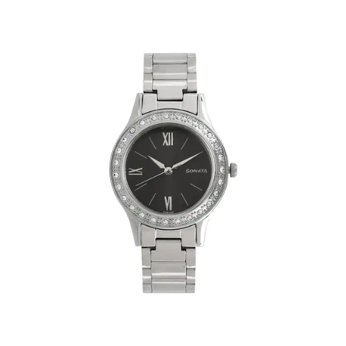 Stardust Black Dial Stainless Steel Strap 8123SM02 SDH269