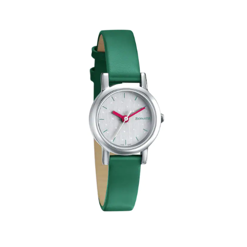 Bottle Green Watch From Splash By Sonata NR8976SL13