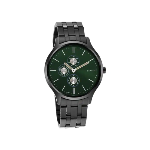 Versatyle 2 Green Dial Stainless Steel Strap Watch NR7140NM02