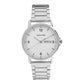 Essentials White Dial Stainless Steel Strap NR77083SM01