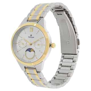 Titan Workwear Watch with Analog Moon Phase Function NQ2590BM01 (DH182)