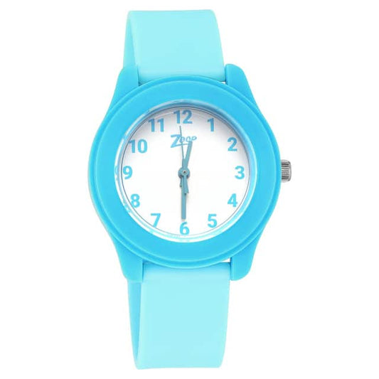 Zoop Basic White Dial Plastic Strap for Kids 26019PP14W