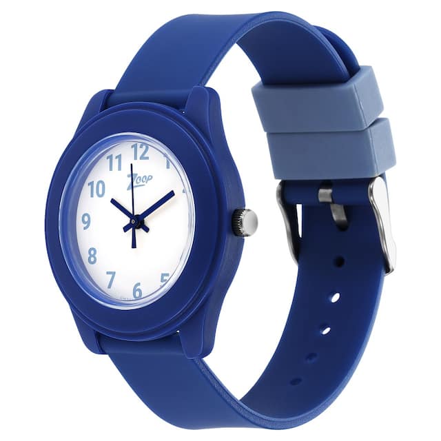 Zoop Basic White Dial Plastic Strap for Kids 26019PP24W