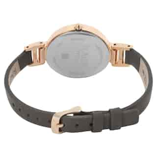 Titan Raga Viva Rose Gold Dial Leather Strap Watch NP2608WL01