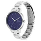 Workwear Watch with Blue Dial Metal Strap NP2648SM01 (DK774)