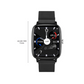 STYX RIGEL MIDNIGHT SMARTWATCH MESH CHAIN