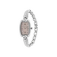 Pink Dial Silver Metal Strap Watch 8116SM02 (SDG155)