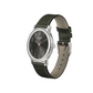 Sleek Grey Dial Leather Watch NN7128SL04